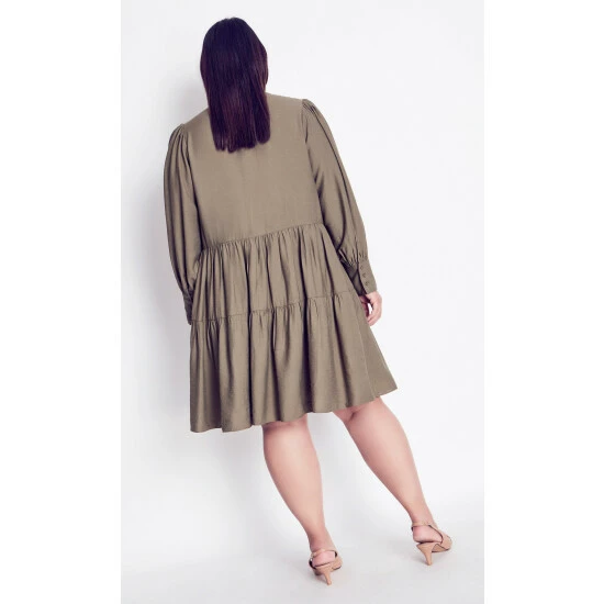 Evans Bianca Tiered Dress For Female 6 Evans Bianca Tiered Dress For Female - Image 4