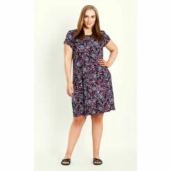 Evans Paisley Swing Dress For Female -Cheap Evans Clothing Store unnamed file 898