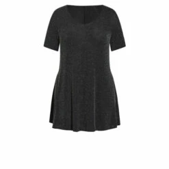 Evans Sparkle Swing Tunic Top For Female -Cheap Evans Clothing Store unnamed file 901