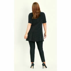 Evans Sparkle Swing Tunic Top For Female -Cheap Evans Clothing Store unnamed file 902