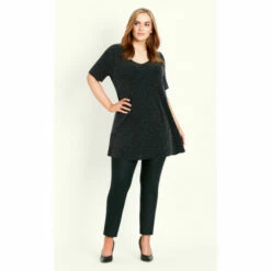 Evans Sparkle Swing Tunic Top For Female -Cheap Evans Clothing Store unnamed file 903