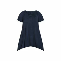 Evans Hanky Hem Plain Tunic Top For Female -Cheap Evans Clothing Store unnamed file 916