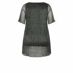 Evans Plisse Short Sleeve Top For Female 11 Evans Plisse Short Sleeve Top For Female -Cheap Evans Clothing Store unnamed file 932