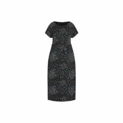 Evans Ditsy Floral T-Shirt Dress For Female -Cheap Evans Clothing Store unnamed file 964