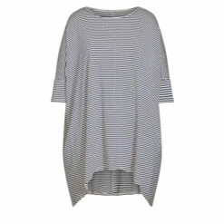 Evans Oversize Hanky Hem Stripe Tunic Top For Female -Cheap Evans Clothing Store unnamed file 986