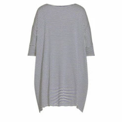 Evans Oversize Hanky Hem Stripe Tunic Top For Female -Cheap Evans Clothing Store unnamed file 988