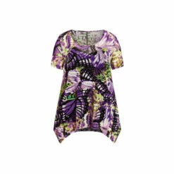 Evans Daria Mesh Print Tunic Top For Female -Cheap Evans Clothing Store unnamed file 996